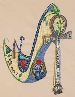 Machine Embroidery- Egyptian Goddess