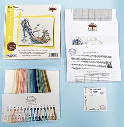 The Siren cross Stitch Kit