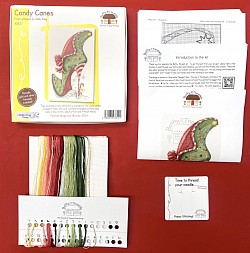 Candy Canes Cross Stitch Kit