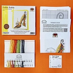 Hubble Bubble Cross Stitch Kit Contents
