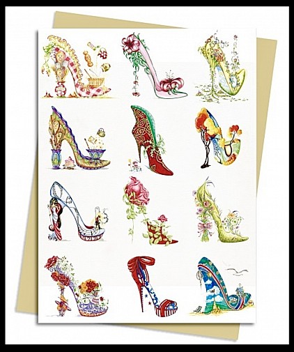 Sally King Design Greeting Cards pack by FlameTree publishing available from Amazon